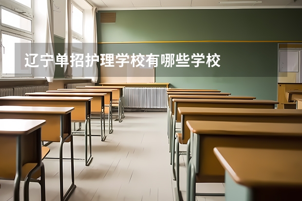 辽宁单招护理学校有哪些学校