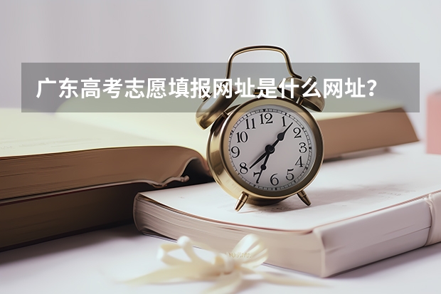 广东高考志愿填报网址是什么网址？