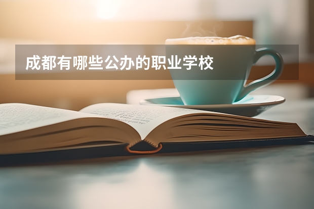 成都有哪些公办的职业学校