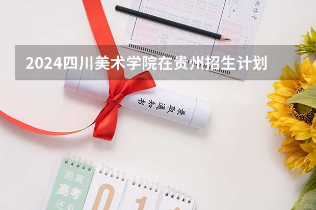 2024四川美术学院在贵州招生计划