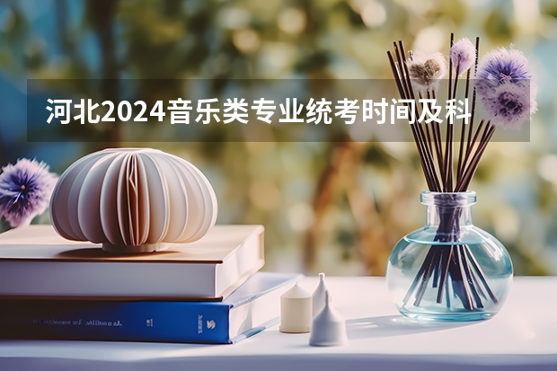 河北2024音乐类专业统考时间及科目（2023河北艺考联考时间地点）