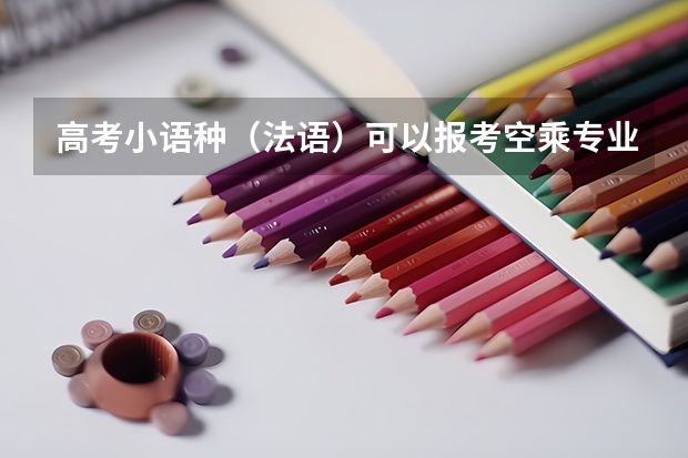 高考小语种（法语）可以报考空乘专业吗？