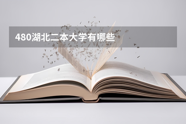 480湖北二本大学有哪些