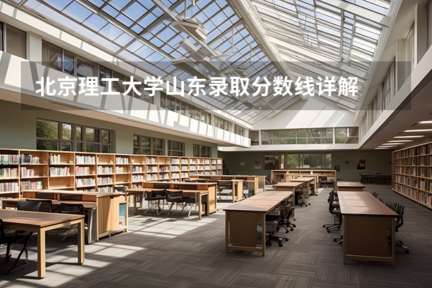 北京理工大学山东录取分数线详解